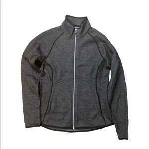 NWT CUTTER & BUCK Women’s Black and Gray Full Zip Jacket Sz Small